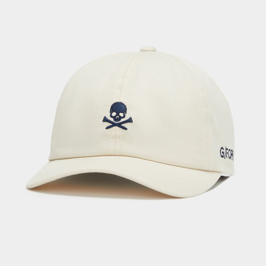 G FORE Skull & Tees Cotton Twill Relaxed Fit Snapback Hat Hats