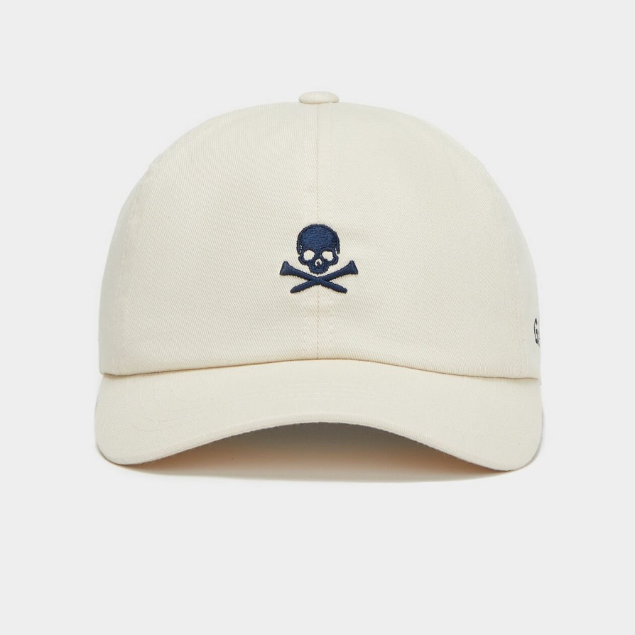 G FORE Skull & Tees Cotton Twill Relaxed Fit Snapback Hat Hats