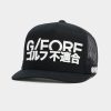 G FORE J4 Cotton Twill Tall Trucker Hat Hats