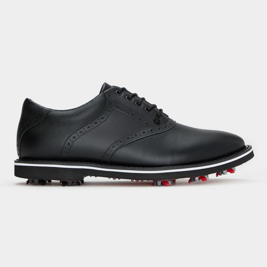 G FORE Men'S G/Lock Gallivanter Pebble Leather Saddle Golf Shoe Gallivanter