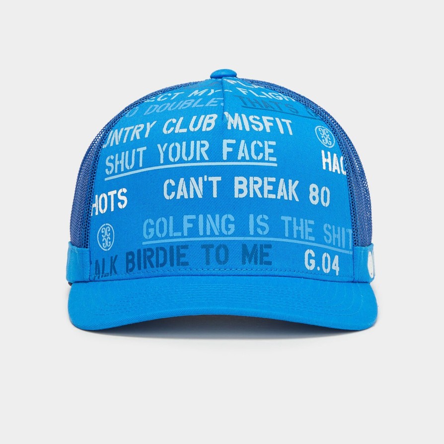 G FORE Phrase Cotton Twill Trucker Hat Hats