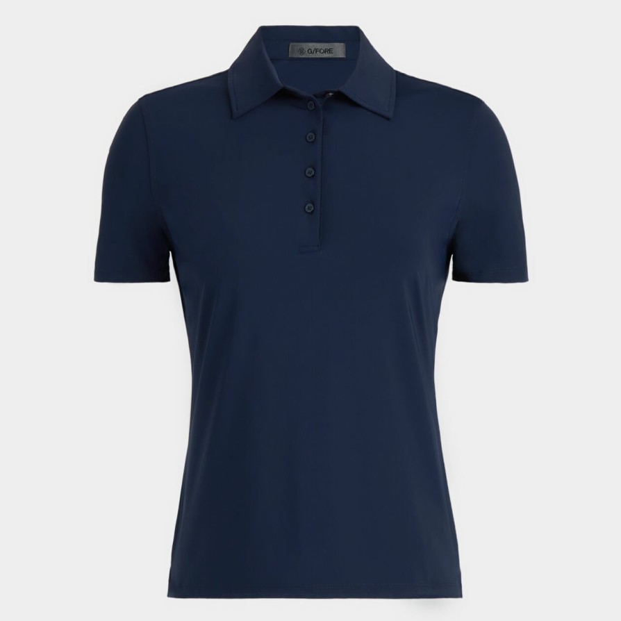 G FORE Silky Tech Nylon Polo Polos