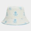 G FORE Reversible Intarsia Skull & Tees Woven Bucket Hat Hats