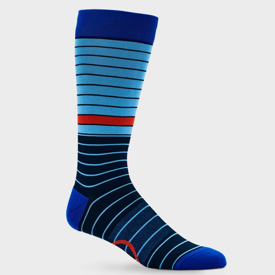 G FORE Mixed Stripe Crew Sock Socks