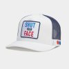 G FORE Shut Your Face Cotton Twill Trucker Hat Hats