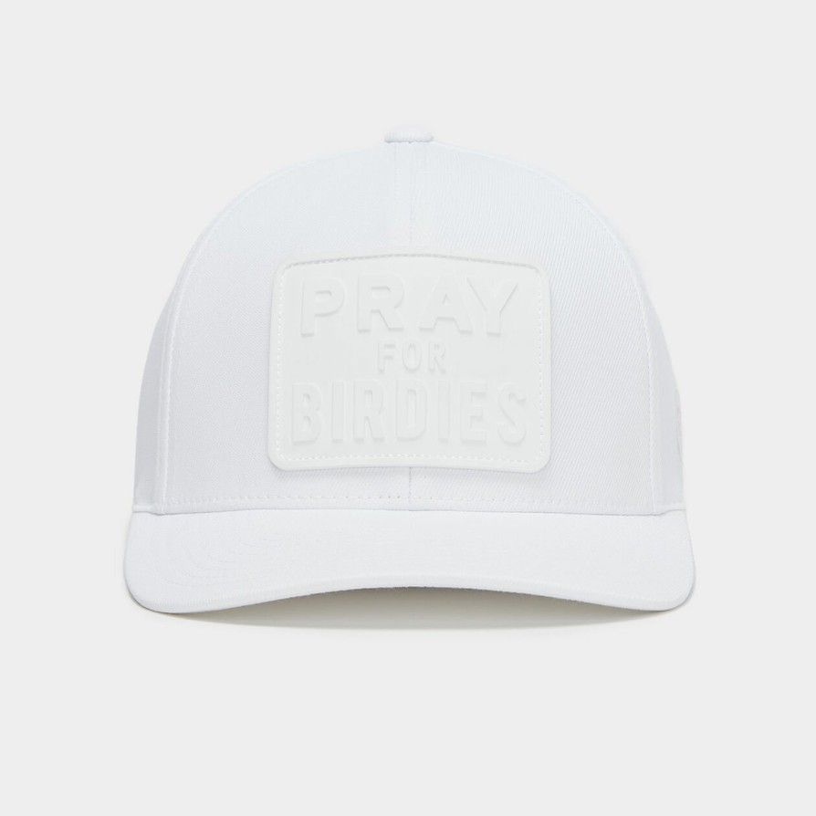 G FORE Monochrome Pray For Birdies Stretch Twill Snapback Hat Hats