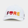 G FORE Chenille Fore Gradient Stretch Twill Snapback Hat Hats