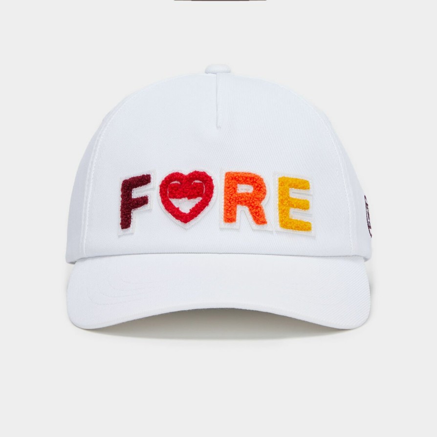 G FORE Chenille Fore Gradient Stretch Twill Snapback Hat Hats