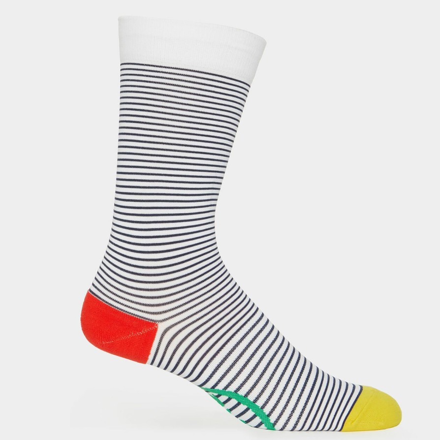 G FORE Striped Compression Crew Sock Socks