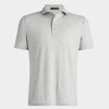 G FORE Lightweight Technical Performance Fine Wool Modern Spread Collar Polo Polos & Shirts