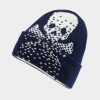 G FORE Pixelated Skull & Tees Cashmere Merino Wool Beanie Hats