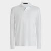 G FORE Rib Gusset Long Sleeve Melange Ice Nylon Sun Shirt Mid Layers