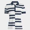 G FORE Offset Stripe Tech Pique Polo Polos