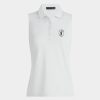 G FORE Limited Edition 2024 U.S. Open Pleated Collar Tech Pique Sleeveless Polo Polos