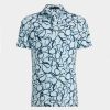 G FORE Sketch Floral Tech Pique Polo Polos & Shirts