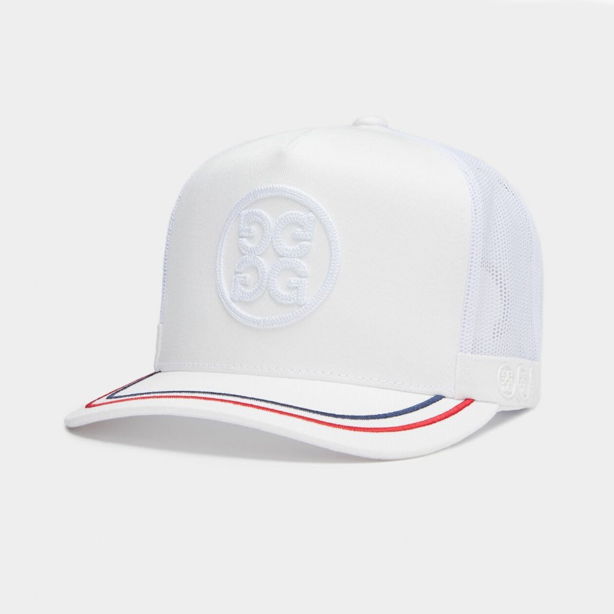 G FORE Circle G'S Soutache Cotton Twill Trucker Hat Hats