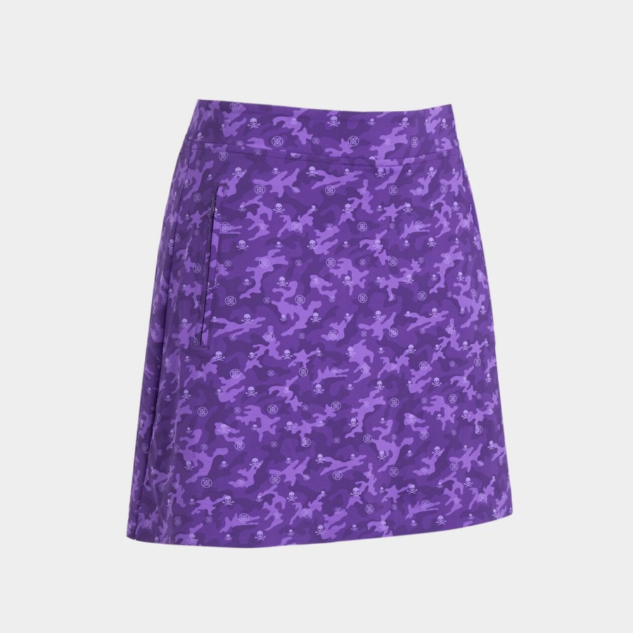 G FORE Icon Camo Silky Tech Nylon A-Line Skort Skorts & Dresses