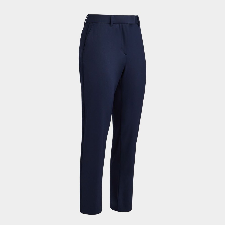 G FORE Stretch Tech Twill Mid Rise Straight Tapered Leg Trouser Bottoms