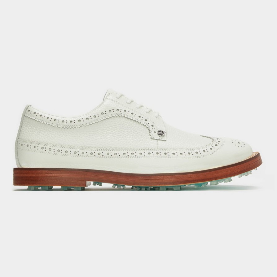 G FORE Men'S Gallivanter Leather Luxe Sole Longwing Golf Shoe Gallivanter