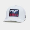 G FORE Pray For Birdies Stretch Twill Perforated Snapback Hat Hats